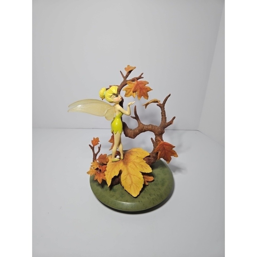 Art of Disney Autumn Breezes Tinkerbell Figurine David Whitaker Rare READ